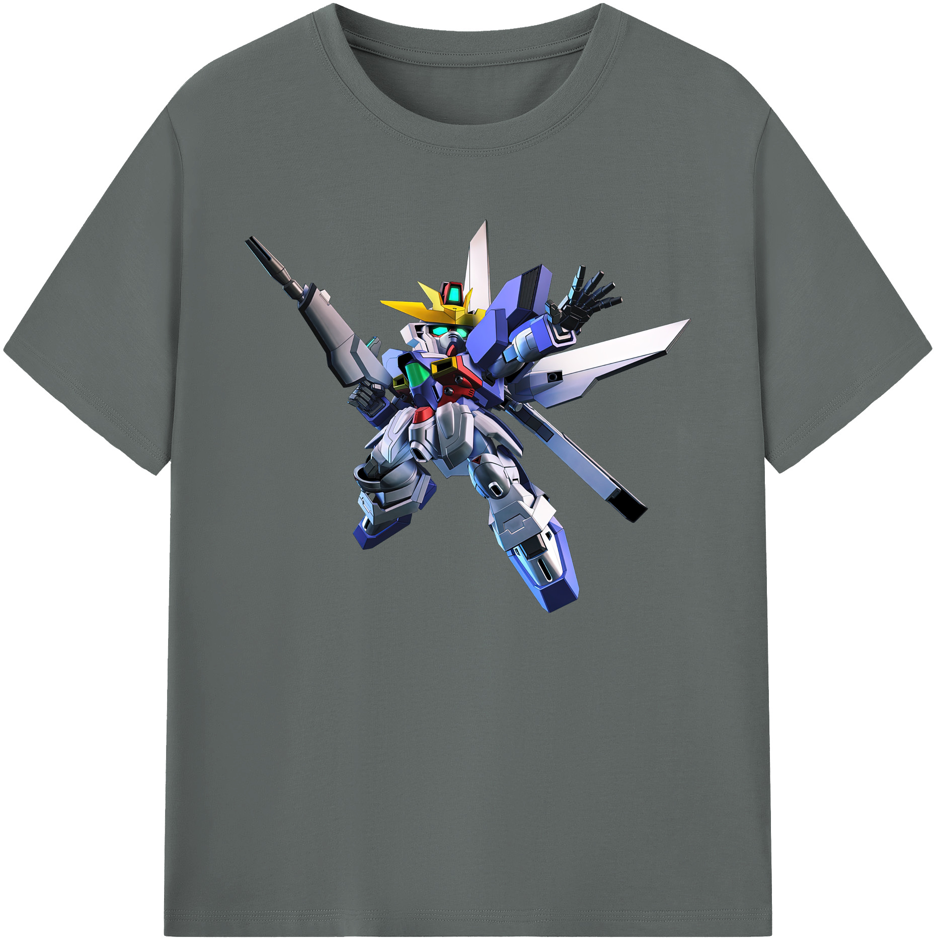（画像用） 機動戦士ガンダム Mobile Suit Gundam 綿100％ メンズ半袖Tシャツ｜肌触りやわらか＆通気性